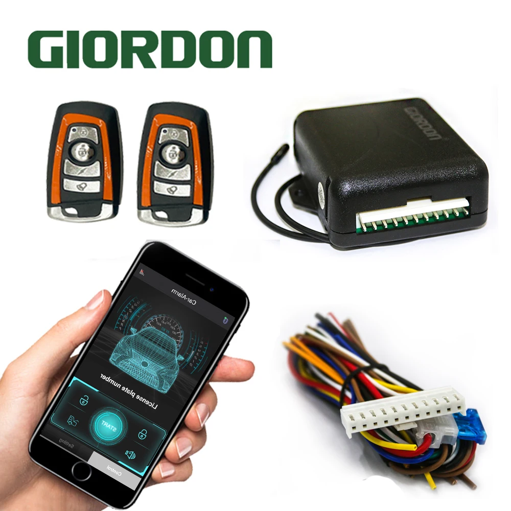 GIORDON Auto-sensing central locking，APP Keyless Entry System  Car Remote control