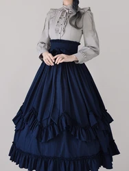 ◇ Morning Prayer ◇ Elegant Wavy Striped Long Skirt -by AmaStacia