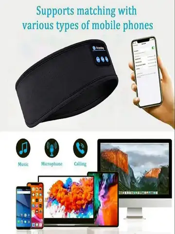 New bluetooth sleep headset wireless headphones music eye mask sleep sports headband outdoor running yoga headband