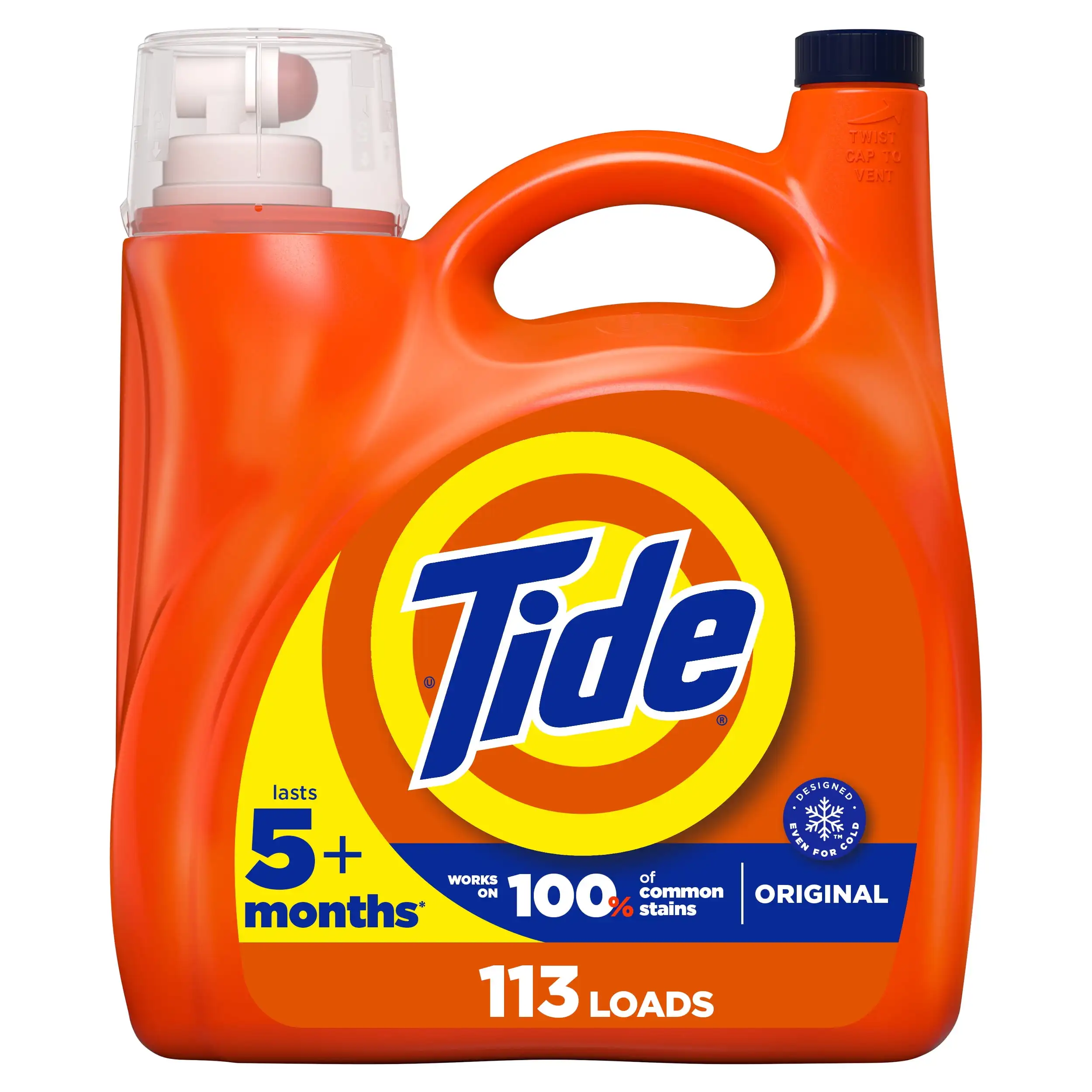 

Laundry Detergent Liquid, Original Scent, 149 Fl Oz, 113 Loads, He Compatible