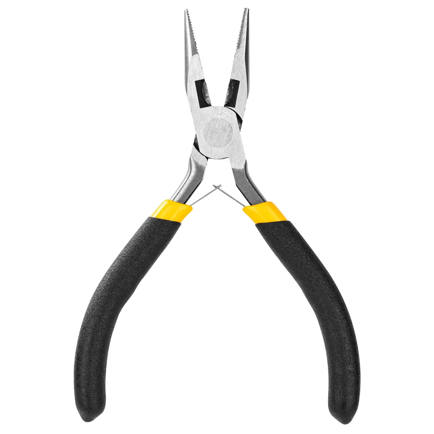 DeLi 5 Inches Mini Long Nose Pliers Universal Wire Cutter Multifunctional Hardware Electrician Hand Tools Pliers for DIY Jewelry