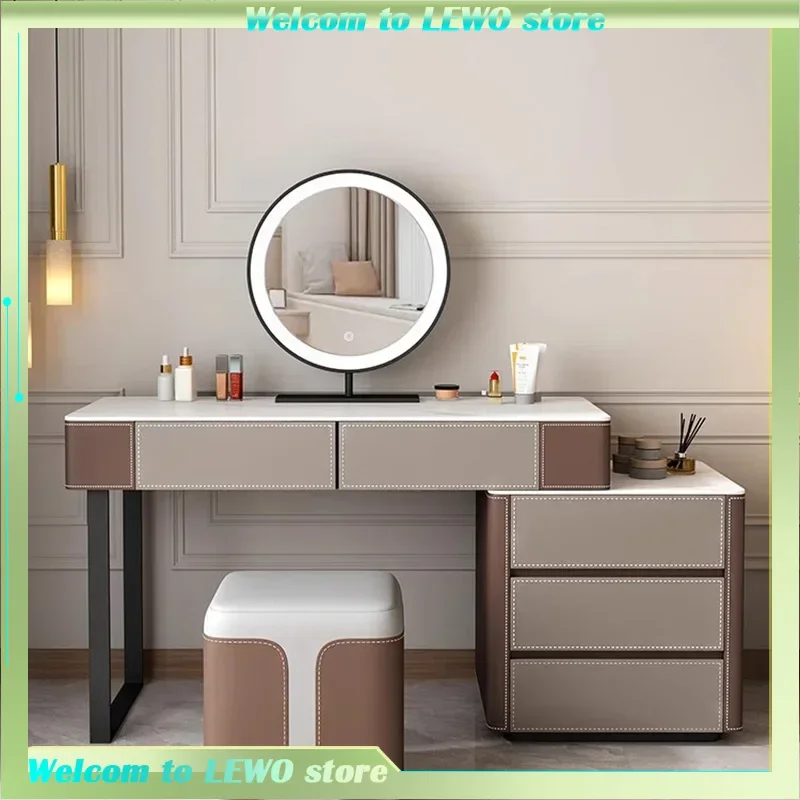 

Cheap Organizer Dressing Table Modern Drawer Bedroom Girls Dressing Table Light Makeup Table Maquillage Avec Miroir Furniture