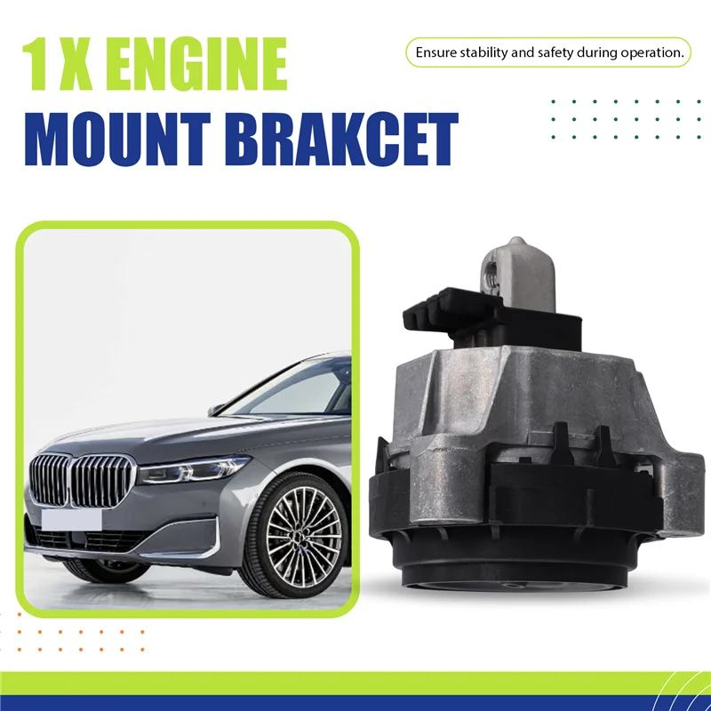 

A99F-22116860488 Car Engine Right Mount Brakcet Motor Mount For BMW 5 6 7 Series G30 G31 G11 G12 2014-2019