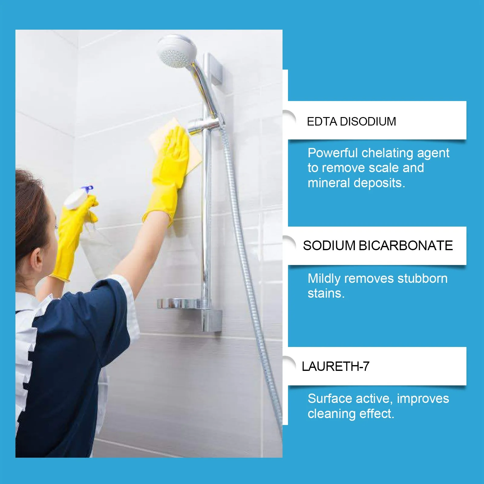 Многоцелевой чистящий спрей Универсальный чистящий спрей для ванной комнаты и туалета 120 мл