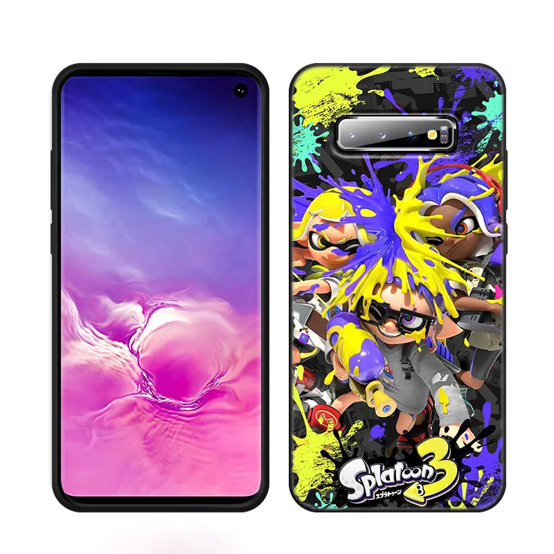 Hot Splatoons Game Phone Case For Samsung Note 8 9 10 Lite 20 Ultra M40 M60 M80 S M14 M32 M33 5G M04 M10 M11 M12 M20 M22 M30 M31