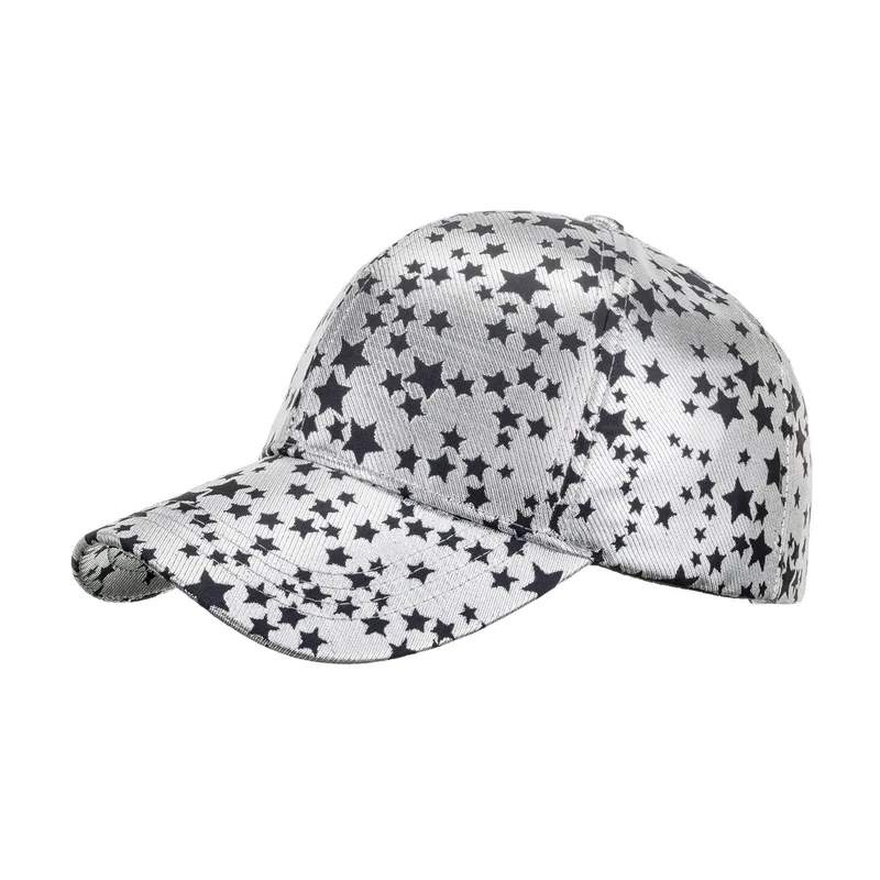 Outdoor Five-Pointed Star Print Neutral Sun Hat Adjustable Baseball Cap Unisex Cotton Dad Hat Casual Accessory