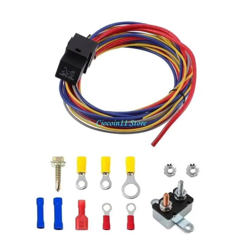 

Y1UB Универсальные автомобильные реле и реле электровентилятора с розеткой и жгутом проводов топливного насоса