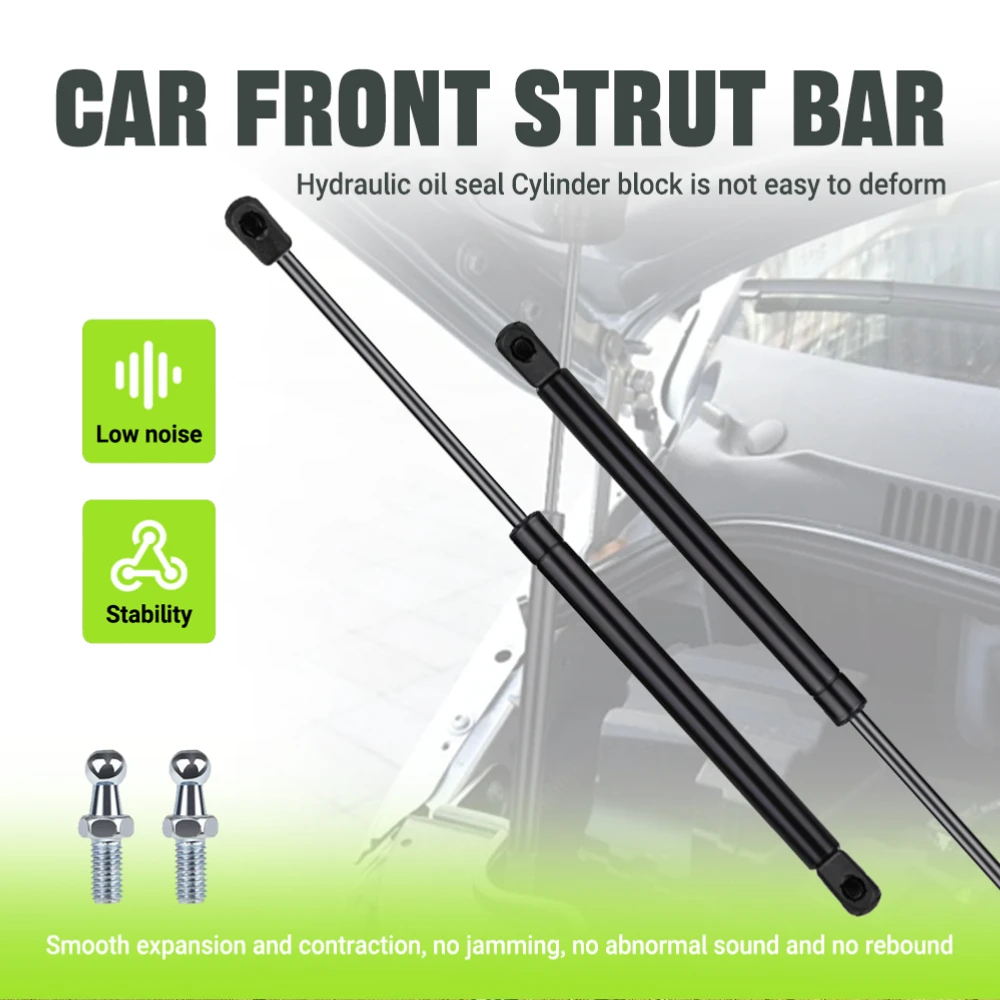 Front Hood Strut Kit VW T5 Transporter Caravelle 2003-2015 7E0823359 Gas-Filled Support Rod 1PC Direct Replacement
