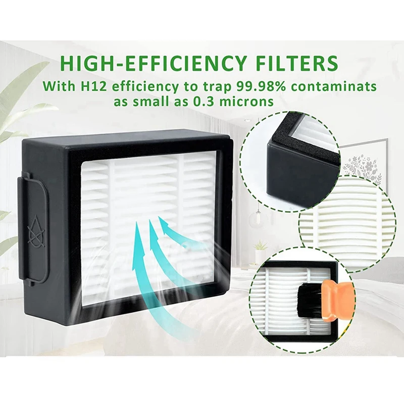 2025-2X Replacement Parts For Irobot Roomba E, I, & J Series I7 I7+ I2 I3 I3+ I4 I4+ I6 I6+ I8 I8+/Plus J7 J7+ E5 E6 E7