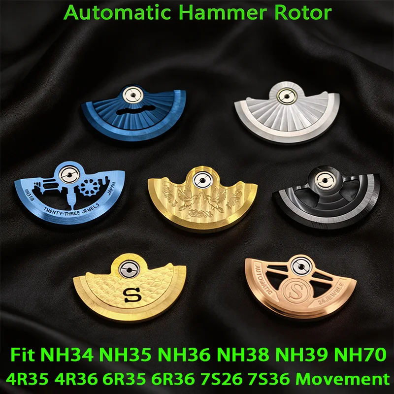 NH35 Movement Rotor NH36 Watch Oscillating Weight Rotor Fit NH34 NH35 NH36 NH38 NH39 4R 6R 7S26 Movement Watch Repair Rotor Part