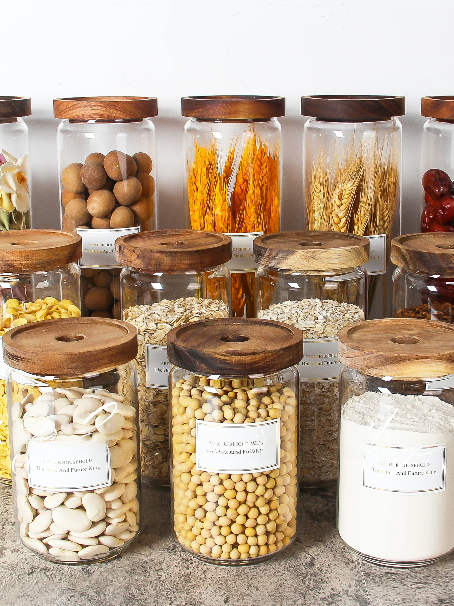 

Креативный дизайн, герметичная стеклянная банка, мягкие декоративные элементы, реквизит для демонстрации кофе, бутылка для хранения в китайском стиле, современная простота