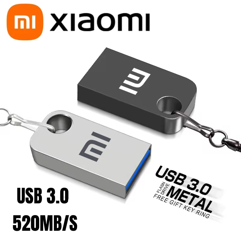 Original Xiaomi 3.0 Quick Transmission Waterproof Metal Case 2TB Portable External Hard Drive External Hard Drive Storage Device