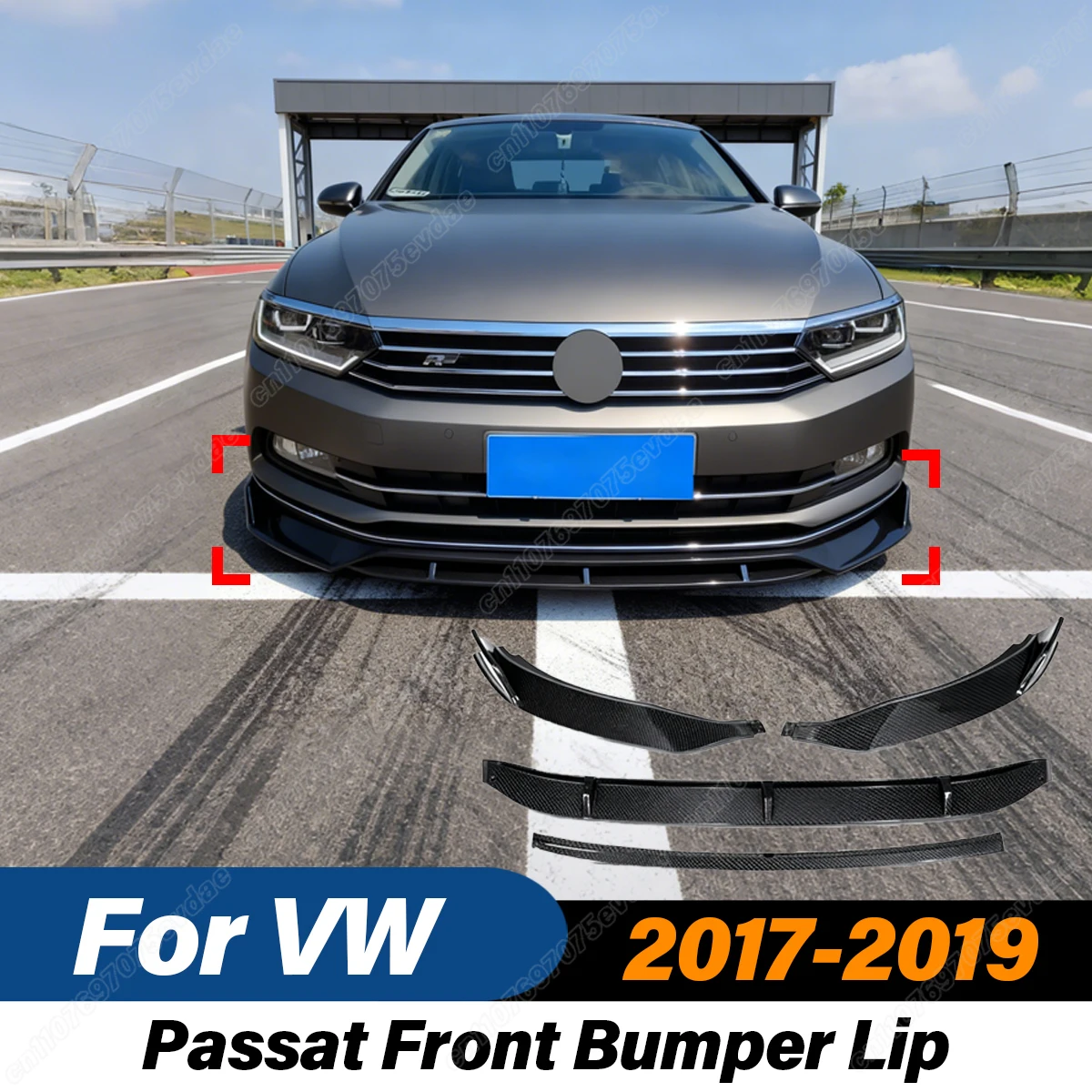 

Для VW Volkswagen Passat B8 2017 2018 2019, передний бампер, защита для губ, защита для авто, внешние тюнинговые аксессуары, комплекты кузова
