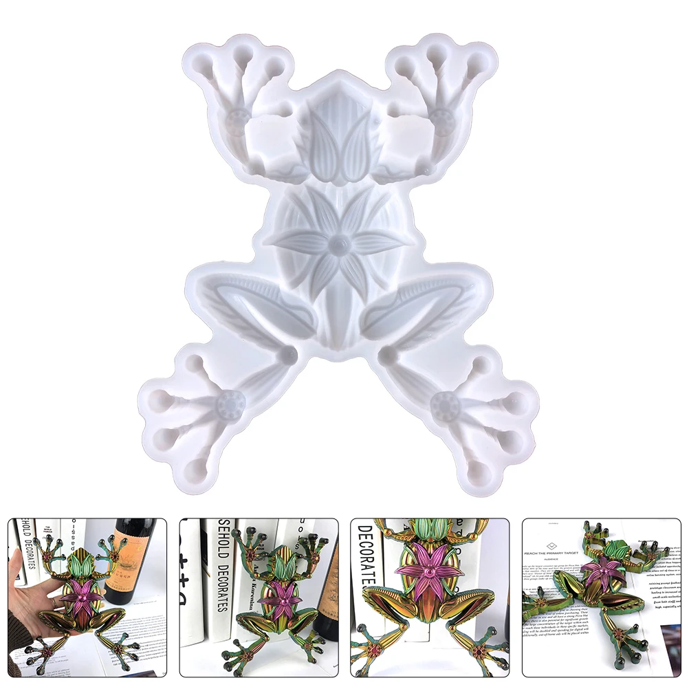 

Frog Silicone Mold Flexible Non-Stick Diy Casting Epoxy Resin Mold For Crafts Jewelry Making Handmade Decor