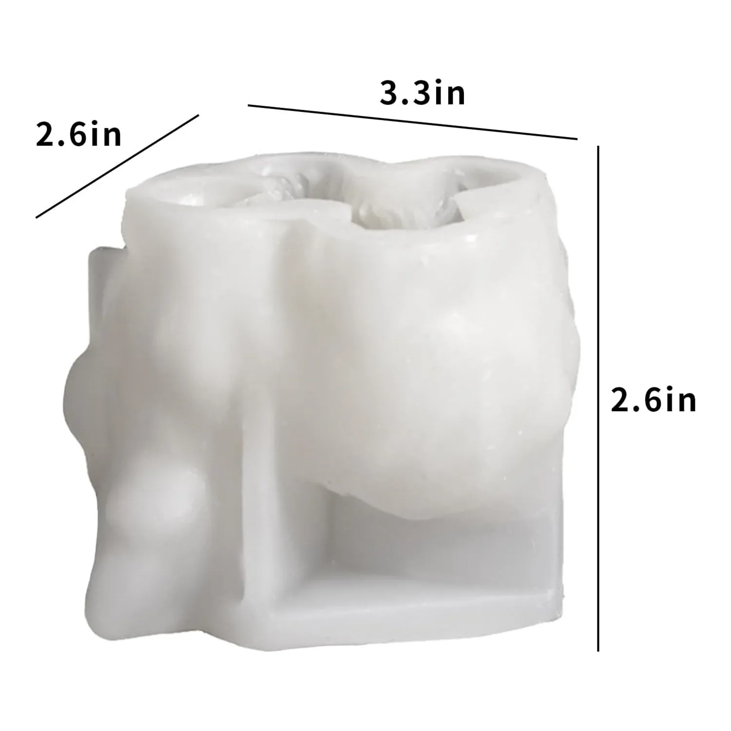 3D Highland Cow Shape Silicone Candle Molds Cute Animal Forms Mould for Candle Making Soap Wax Hives Mold Diy Gift Supplies Tool