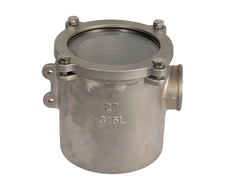 Boat Stainless Steel 304 Intake Water Filter Strainer Marine Hardware Type B