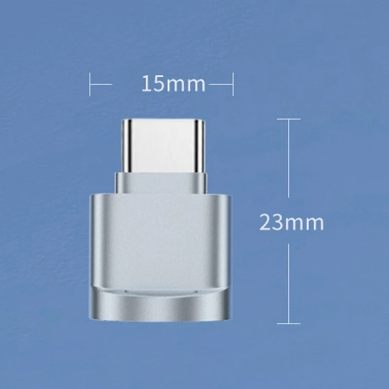 High-speed USB 3.1 Type-C Card Reader, OTG Compatible for Mobile and Laptop