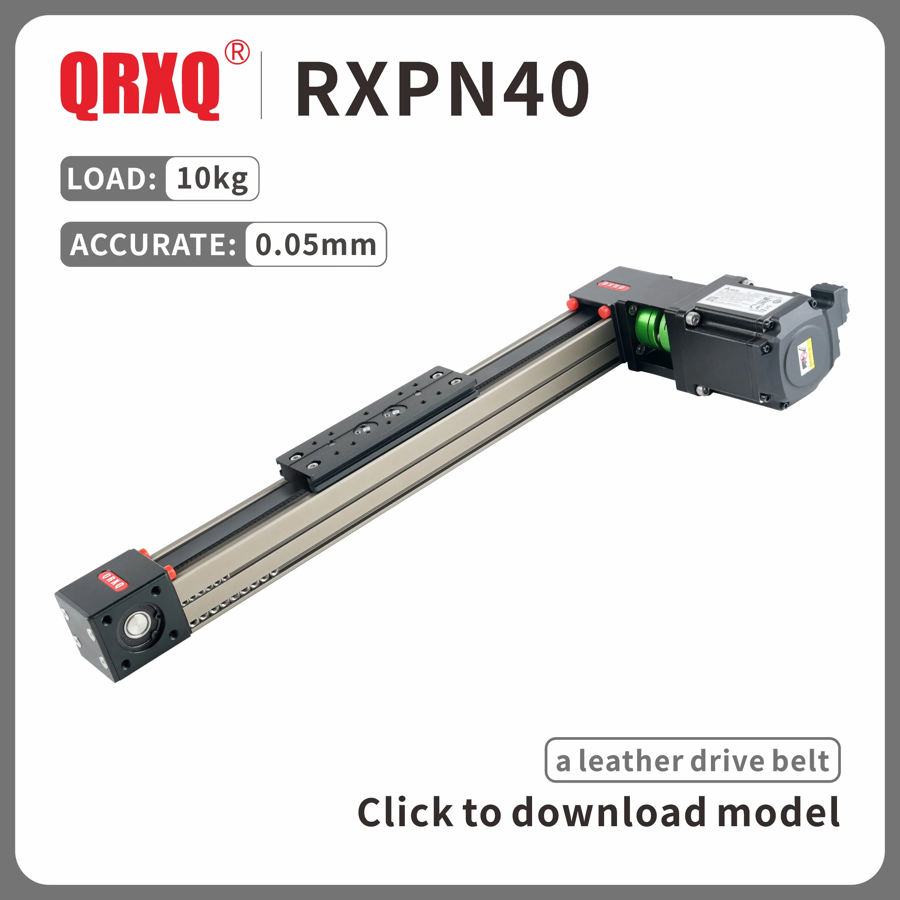 atuador linear de alta velocidade para impressora 3d trilho correia impulsionada mesa de trabalho acessorios cnc rxpn40 01