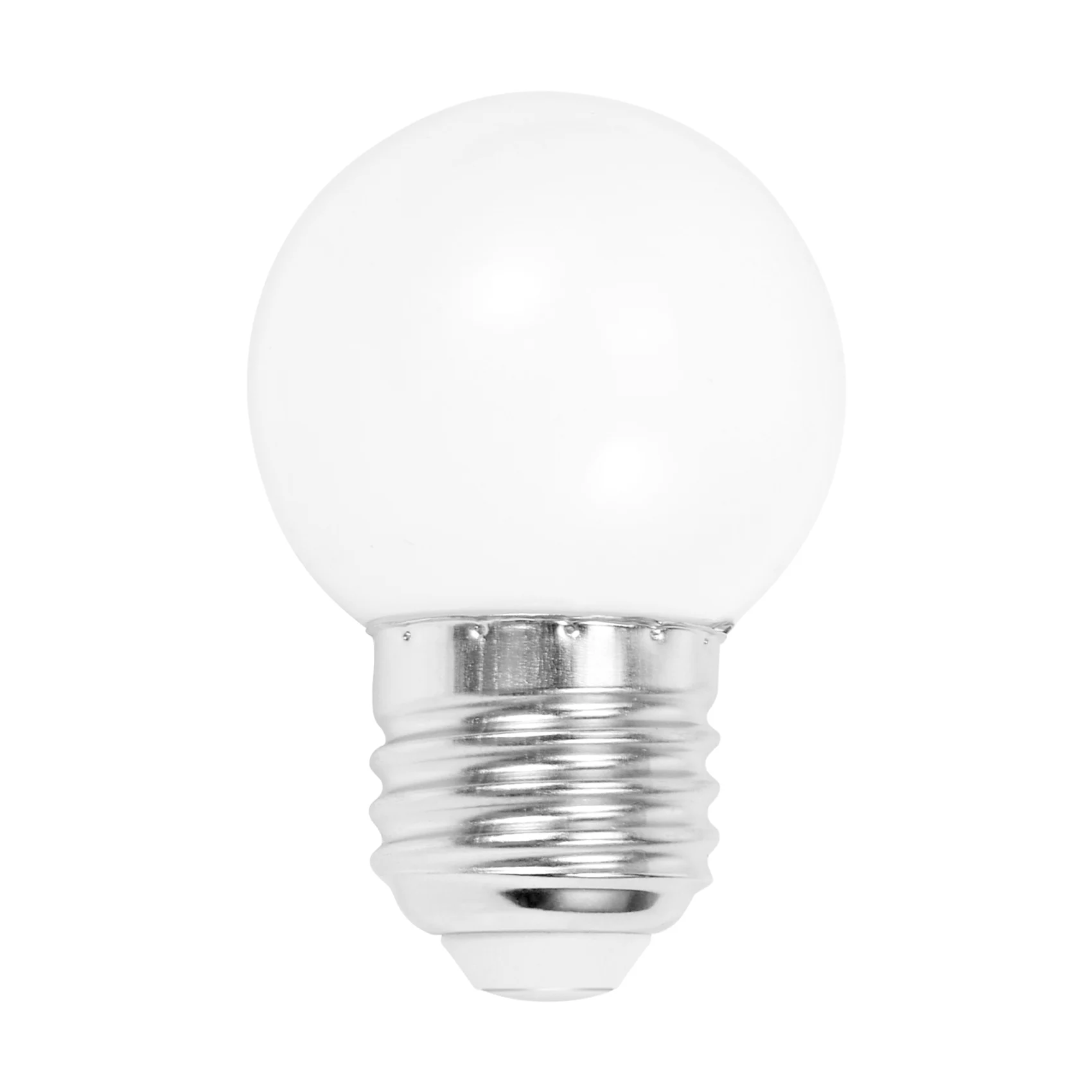 Beauty E27 LED Light White Bulb Plastic Bulb (0.5W Power, White)
