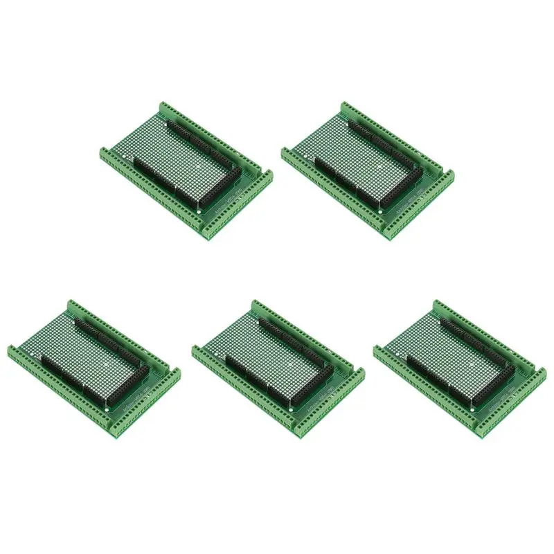 

A84X-5X For Mega 2560 R3 Double-Side PCB Prototype Screw Terminal Block Shield Board Expanding Board