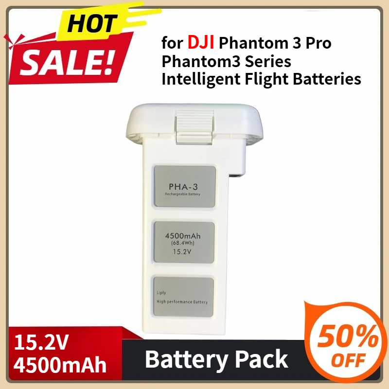 

Replacement Battery for DJI Phantom 3 Pro Phantom3 Series Intelligent Flight Batteries Drone Upgraded Battery 15.2V 4500mAh
