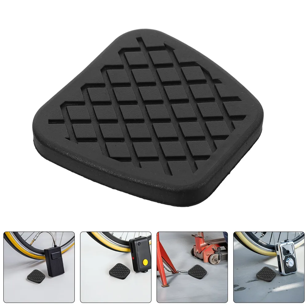 4Pcs Premium Rubber Brake Clutch Pedal Covers Elastic Nonslip Surface Car Foot Pedal Pads for Vehicle Interior Safe Comfortable