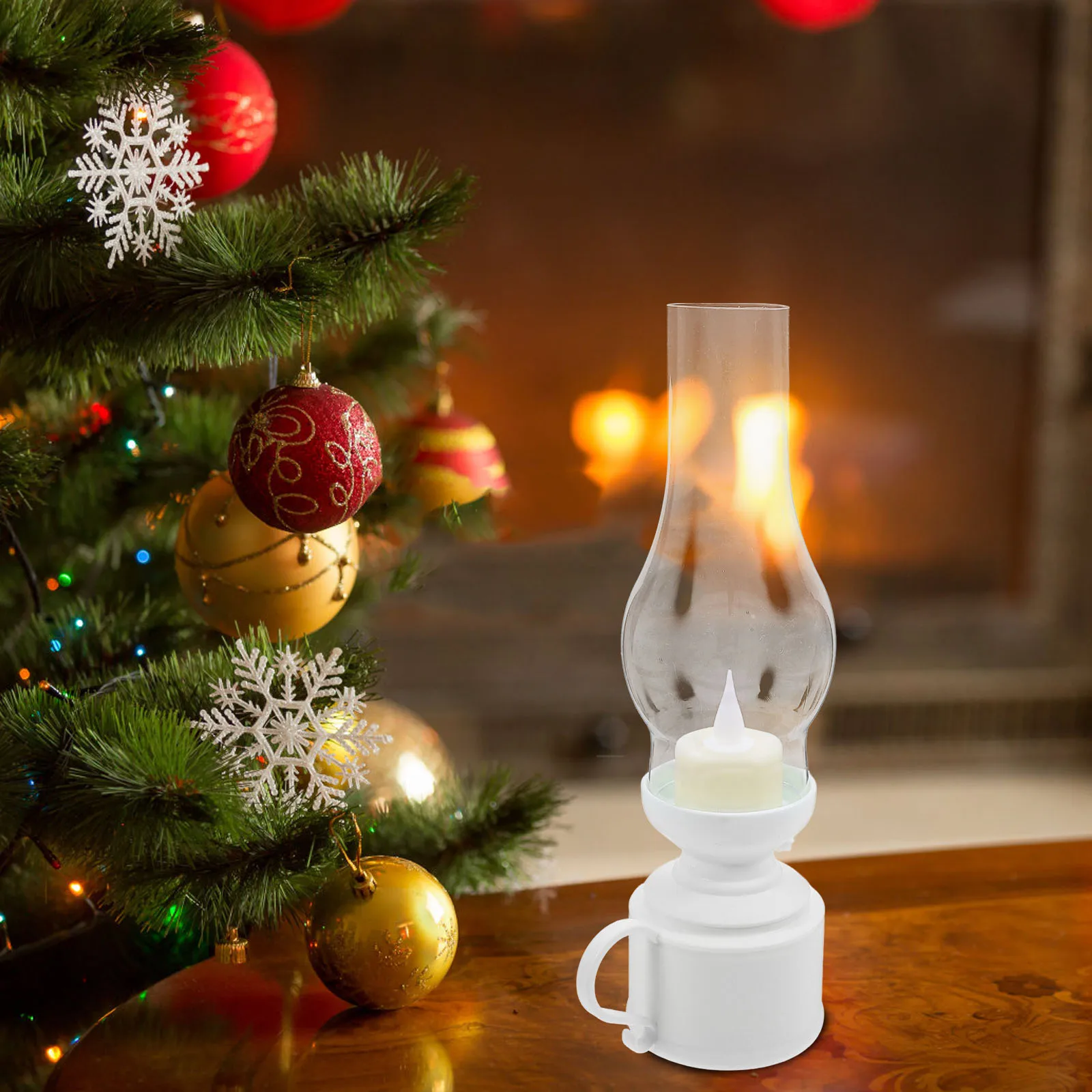 

Retro LED Lamp Decorative Electronic Plastic Lantern Indoor Table Lighting LED Lamp Lanterns