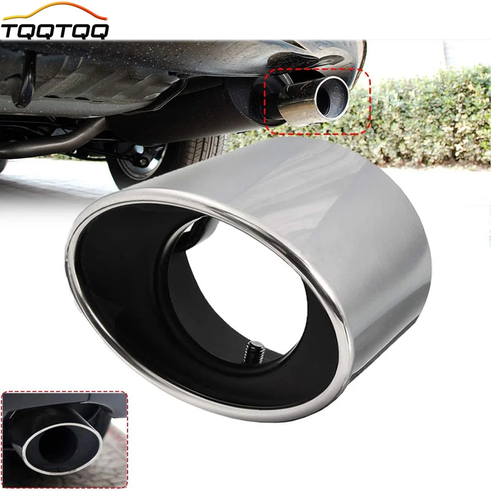 

Stainless Steel Tailpipe Exhaust Muffler Tail Pipe Tip Chrome Fit for Honda Accord 2008 2009 2010 2011 2012 2013