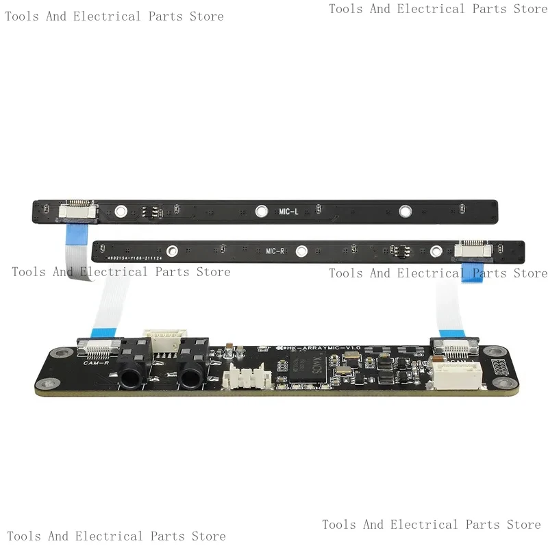 8-Array Omnidirectional 6-Microphone Computer Webinar Module For Far-Field Sound Source Localization Conference USB Live Camera