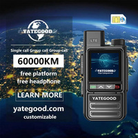 YATEGOOD G370 GPS 6000KM zello walkie talkie long range global ptt  4G poc radio100km