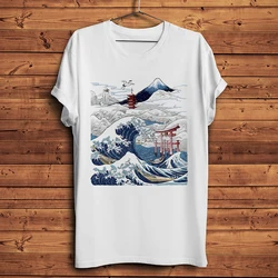 メンズヴィンテージTシャツ,ストリートウェア,半袖,山山