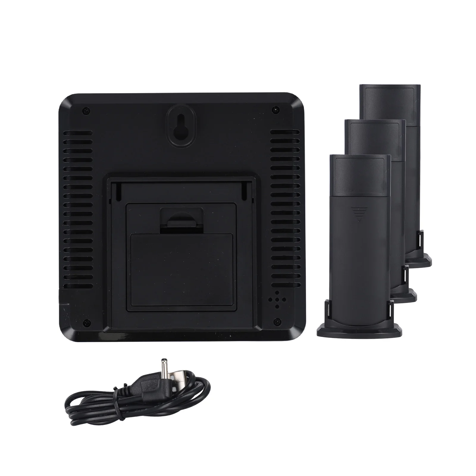 

For Outdoor Use For Indoor Use Digital Weather Station Receiver Size 12.5*2*12.5 Cm USB AAA Battery Powered Humidity Detection