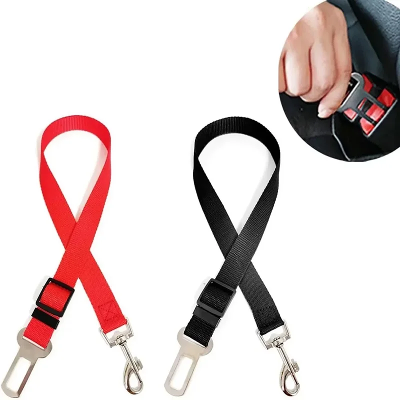 1/2/3/4Pcs Pet Car Seat Belt Vehicle Safety Restraint Harness Adjustable Design Reduces Driver Distraction For Car Travel
