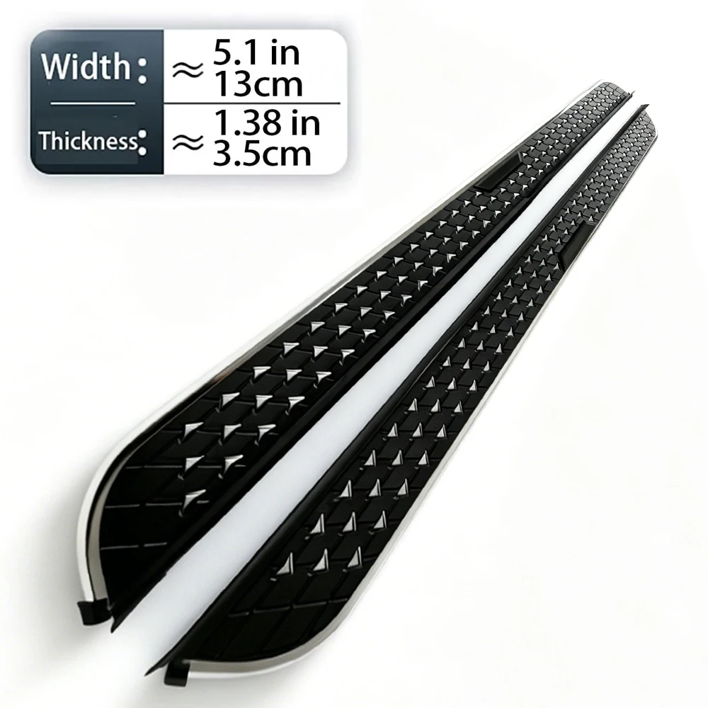 2Pcs Running Boards fit for chevy TRAX 2013-2022 Side Steps with Brackets | Nerf Bars Side Rails Step Bars(MTX)