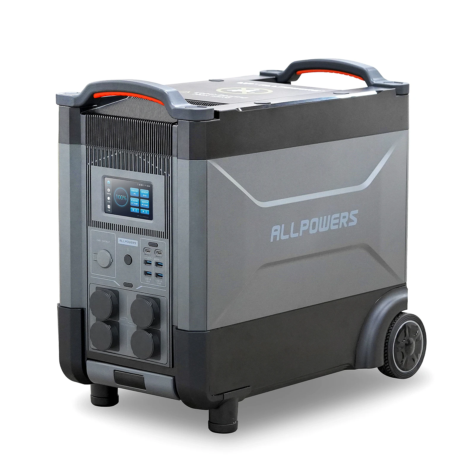 4000W Solar Generator Lithium Battery Backup for Home Emergency Outdoor