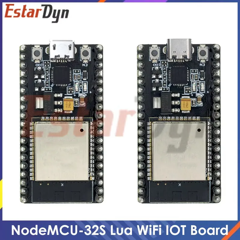 NodeMCU-32S inalámbrico CP2102 Lua, placa de desarrollo WiFi IOT, ESP32S, ESP32-WROOM-32, módulo BLE WIFI inalámbrico de doble núcleo, ai-thinker