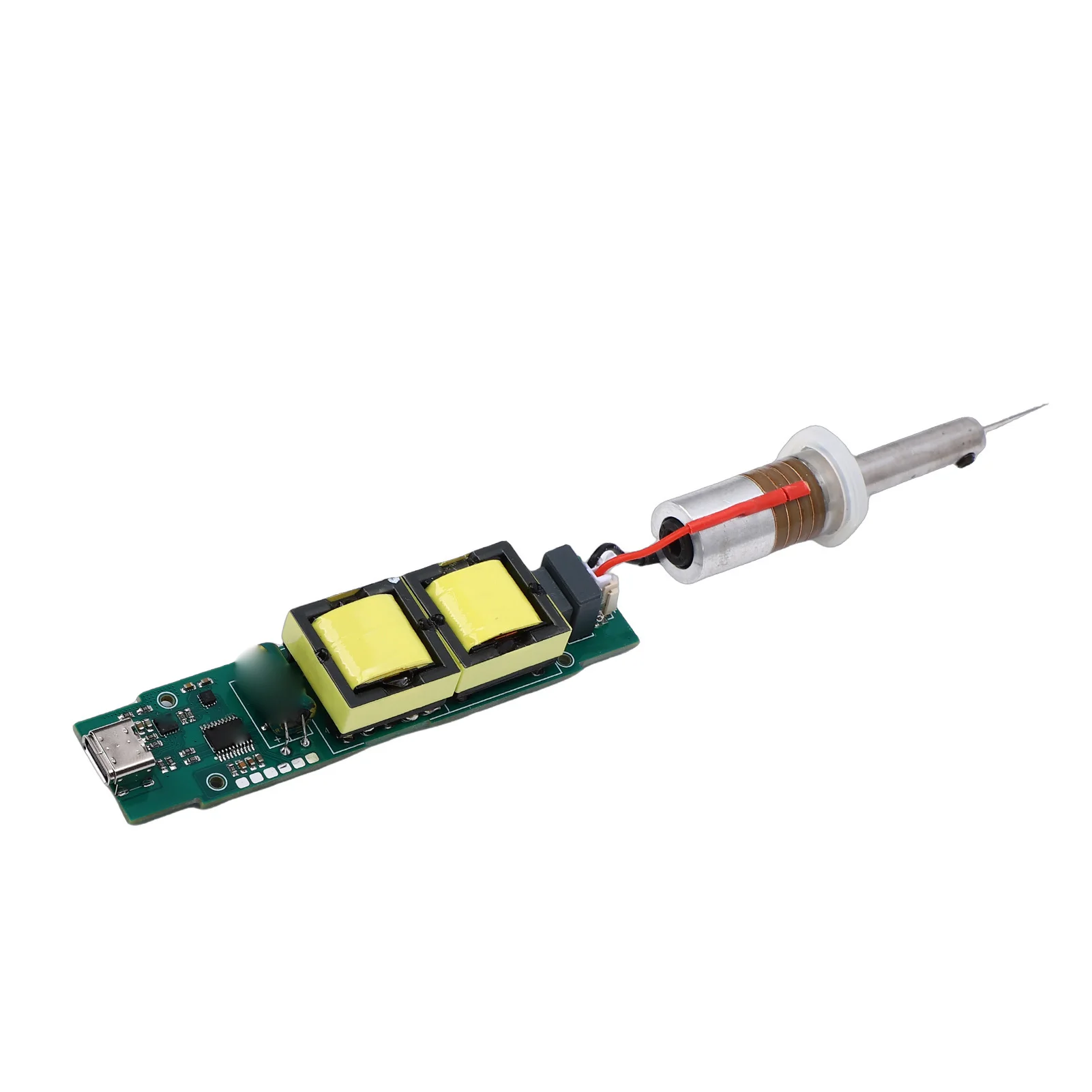 Ultrasonic Cutter Transducer Kit with Driver Module 40KHz Accurate Cutting Machine Replacement for 3D Prints Plastic Wood Resin