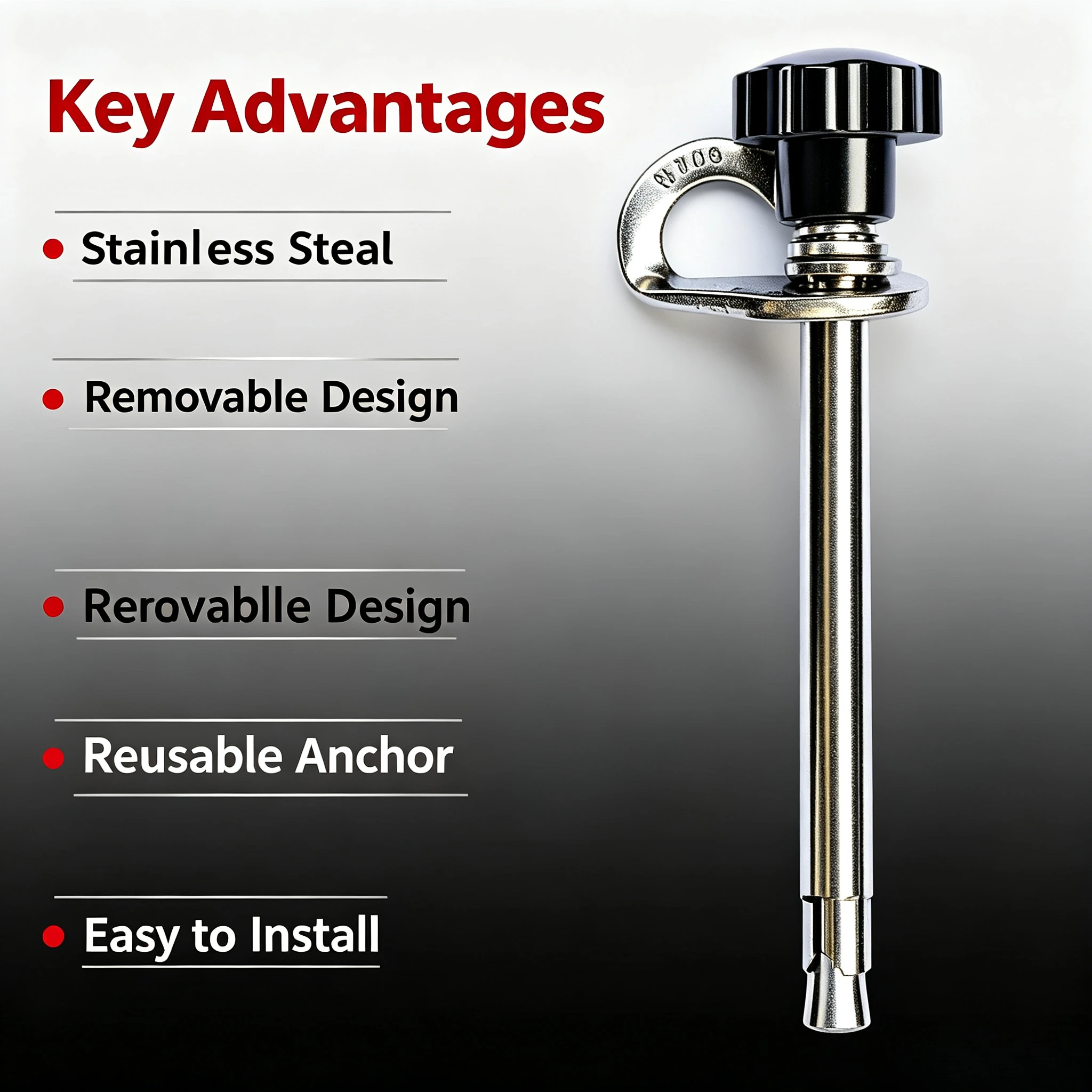 Reusable Removable Expansion Anchor Nails,Detachable Expansion Screws for Rock Climbing,Outdoor Rescue & Escape Safety Equipment