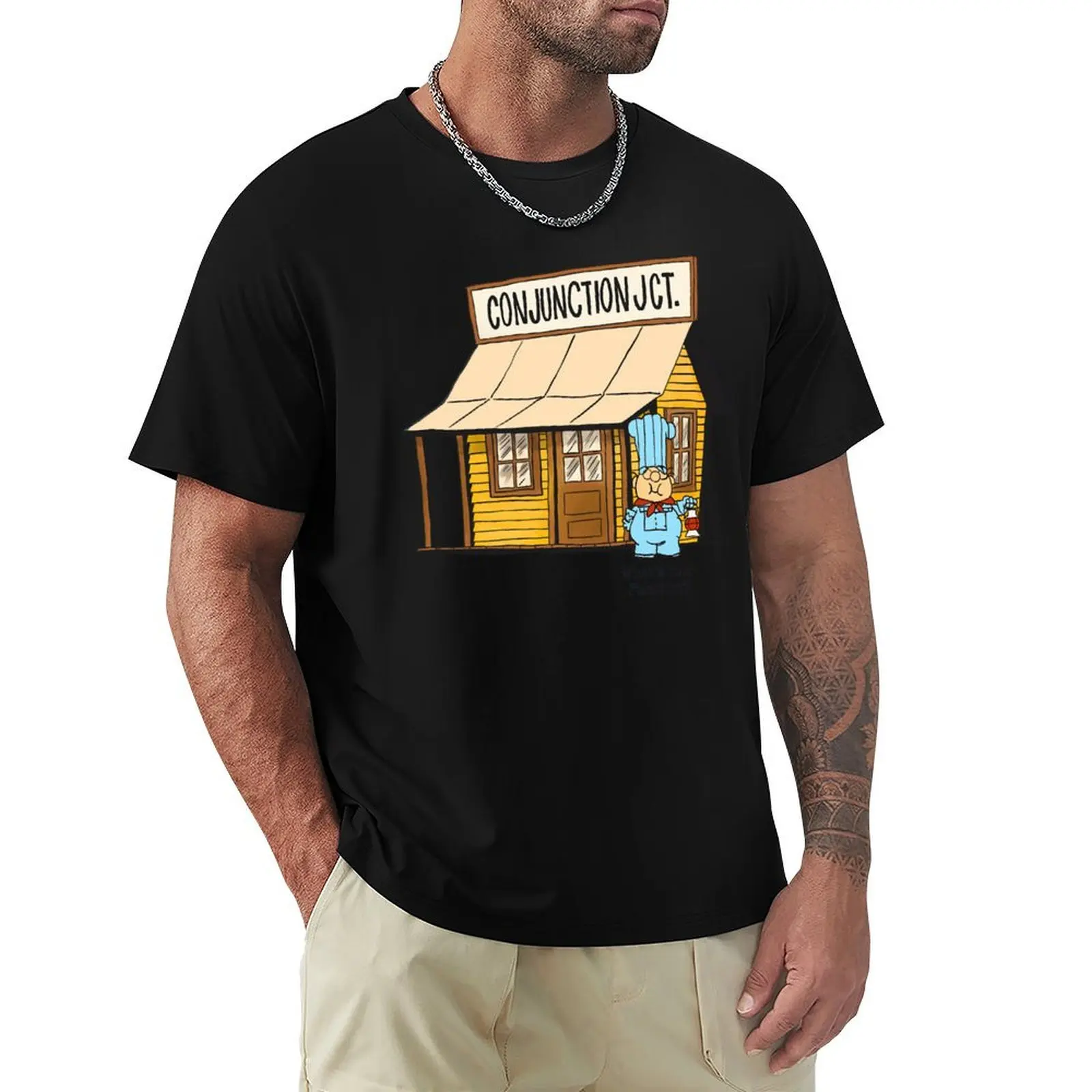 Conjunction Junction T-Shirt Abstract Pattern Print Top