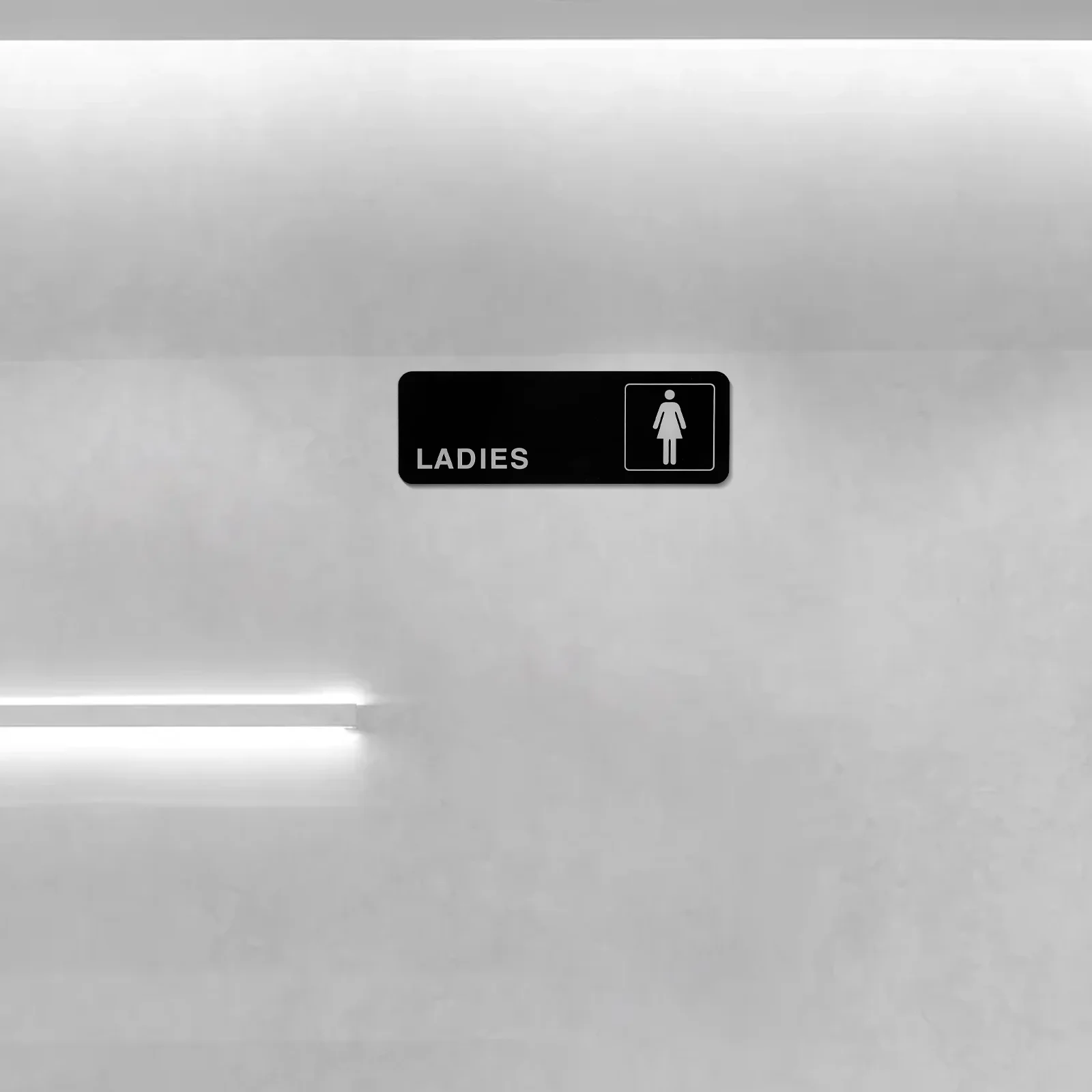 Bathroom Symbol Door Sign Commercial Signs for Business Cute Ladies Gentlemen Restroom Female Toilet