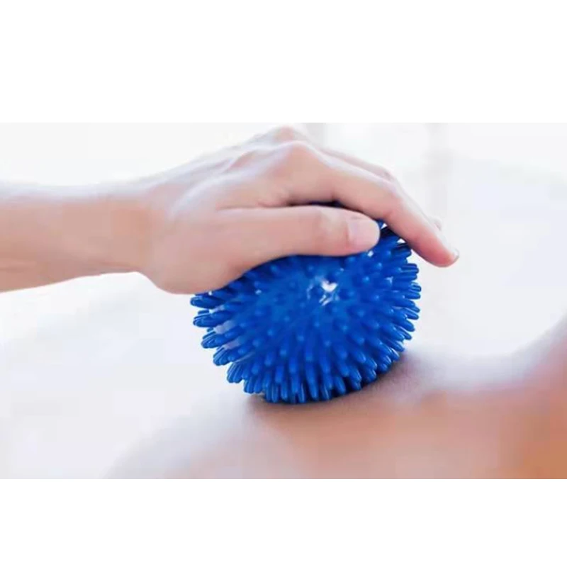 1pcs Durable PVC Spiky Massage Ball Trigger Point Sport Fitness Hand Foot  Plantar Fasciitis Reliever
