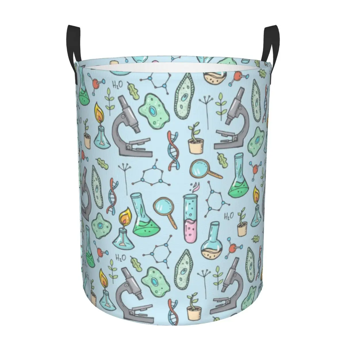 Biology And Chemistry Laundry Hamper Large Clothes Storage Basket Natural Science Studies Toys Bin Organizer for Nursery