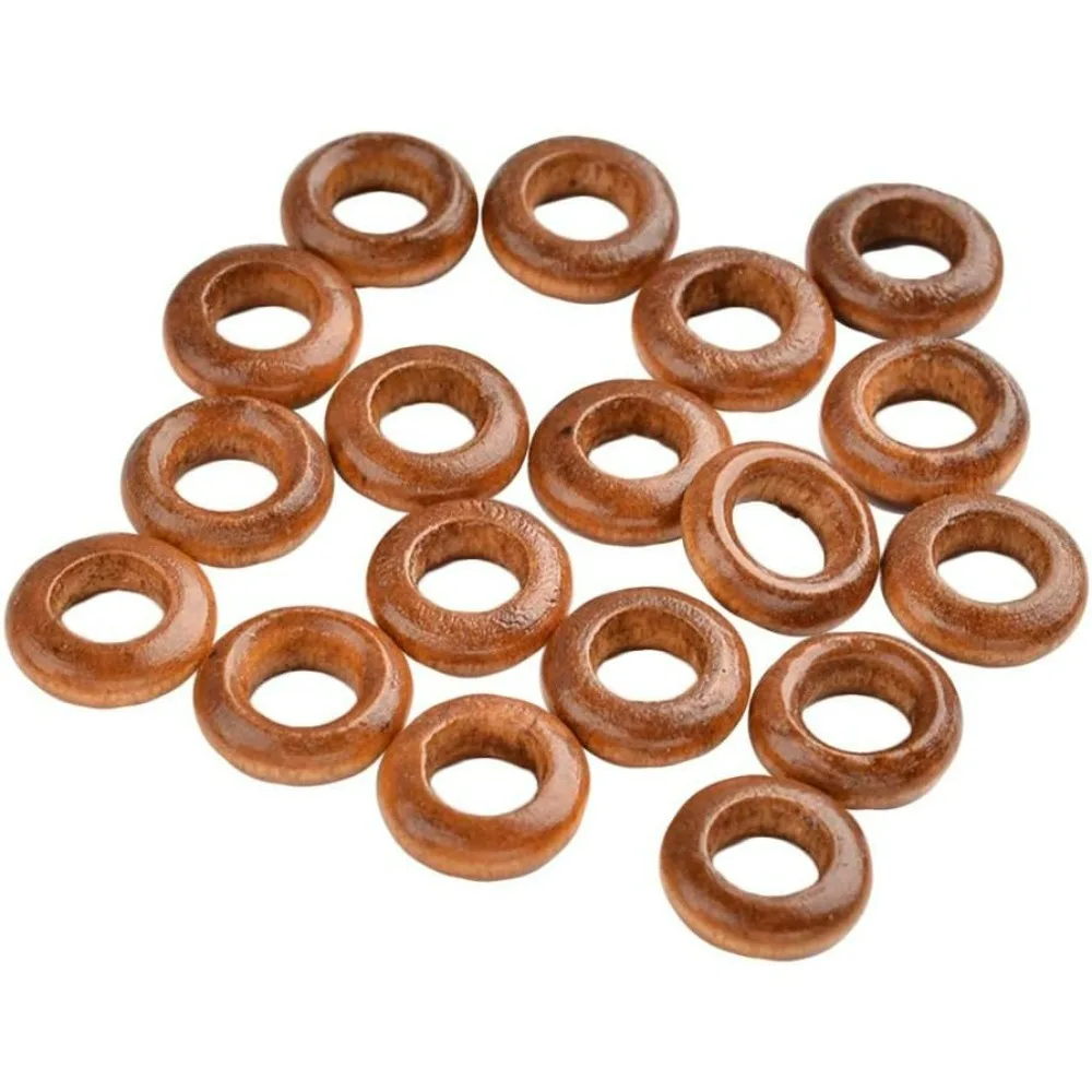 

1000 pcs Premium Quality Annular Wooden Linking Rings Blank Cutout Round Wood Rings Loop Craft Circle Ring Pendant Charm