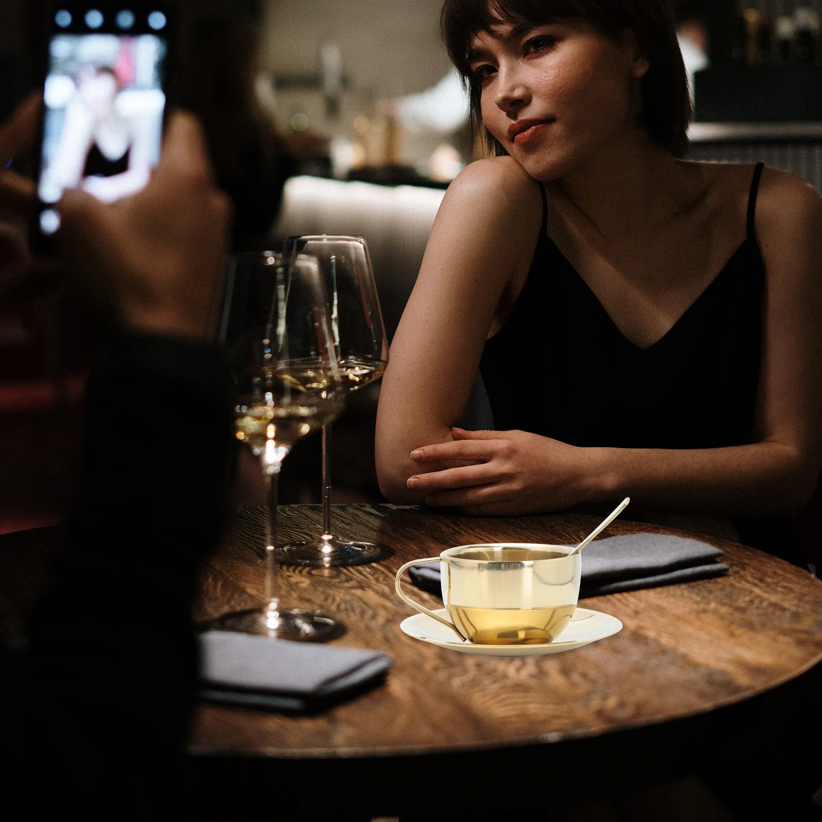 

1 set Western Afternoon-Tea Chic Household Cup For Home Use Premium Material Large Capacity Smooth Design Comfortable