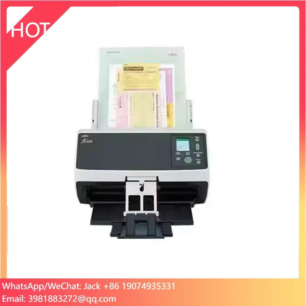 Escáner de papel profesional Fujitsu Fi-8170, escáner portátil de alimentación de papel de escaneo continuo automático de doble cara HD en color A3