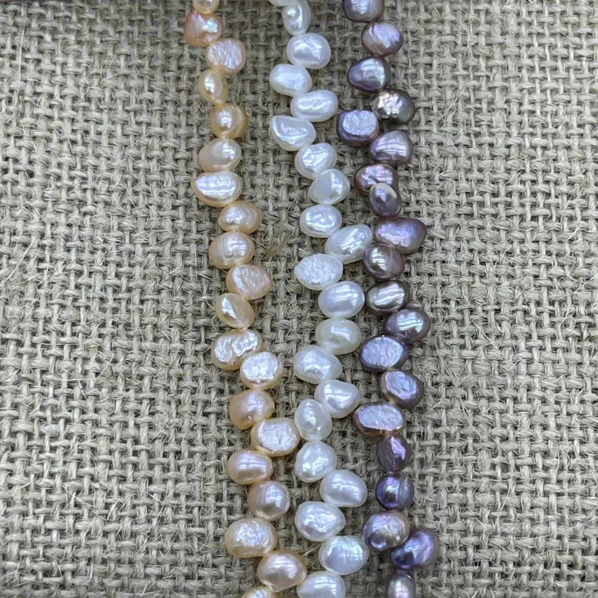 

4-5mm AAA Natural Freshwater Baroque Orange White Purple Pearl Bead Jewelry Make DIY Necklace Bracelet Accessories Gift Wedding