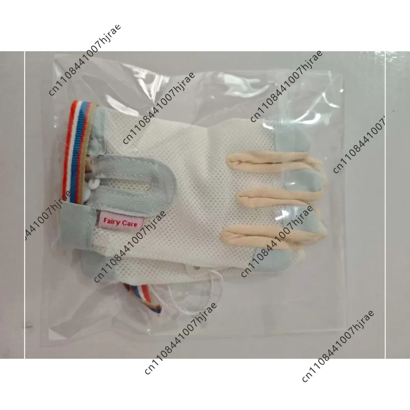 Prevent Hand Sucking Gadgets Middle Index Finger Children Stop Eating Finger Corrector Breathable Thin Anti-Scratch Face Glove