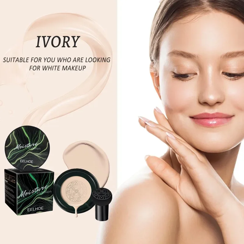 Air Cushion Foundation Make-up BB Cream Mushroom Makeup Puff Covering Facial Blemishes and Brightening Natural Nude Color Makeup