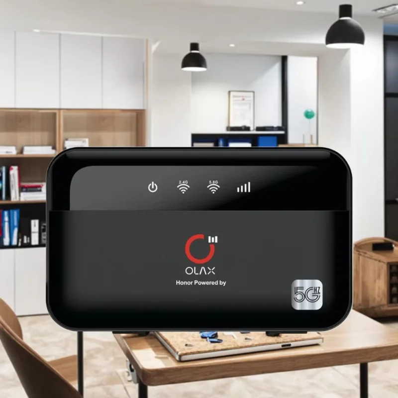 

OLAX M100 10000mAh Wireless Power Bank & Mobile Wifi Router LED Display USB-C Cable Dual Band Router for Outdoor Phone