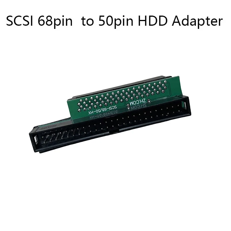 HXATech- High Quality SCSI 68pin Male to 50pin Male HDD Converter Adapter SCSI 68p to IDE 50p Hard Drive Adapter